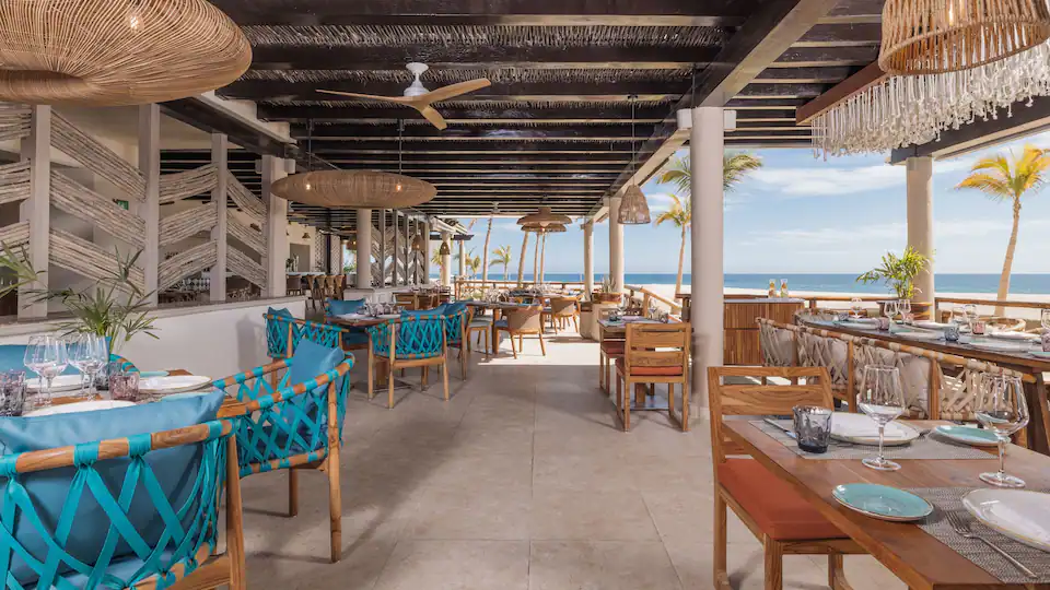 Casa Cortez Mexican restaurant at Hyatt Ziva Los Cabos featuring authentic Mexican cuisine, colorful décor, and traditional dining ambiance.